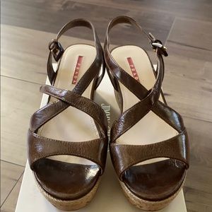 Prada platform sandals